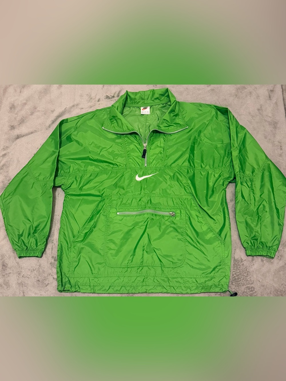 Vintage Nike Air - Lime Green - Pullover Windbreaker Jacket - Small